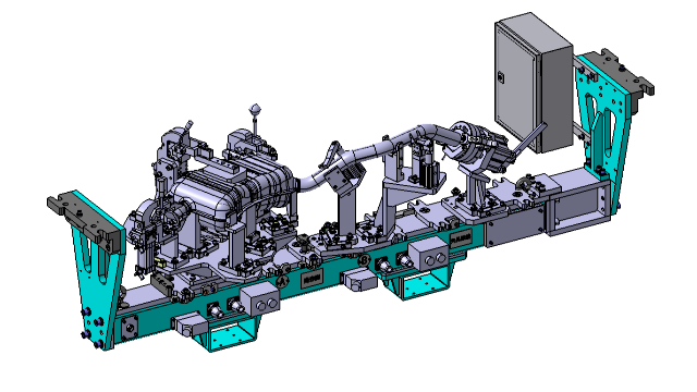 汽車(chē)消聲器焊接夾具
