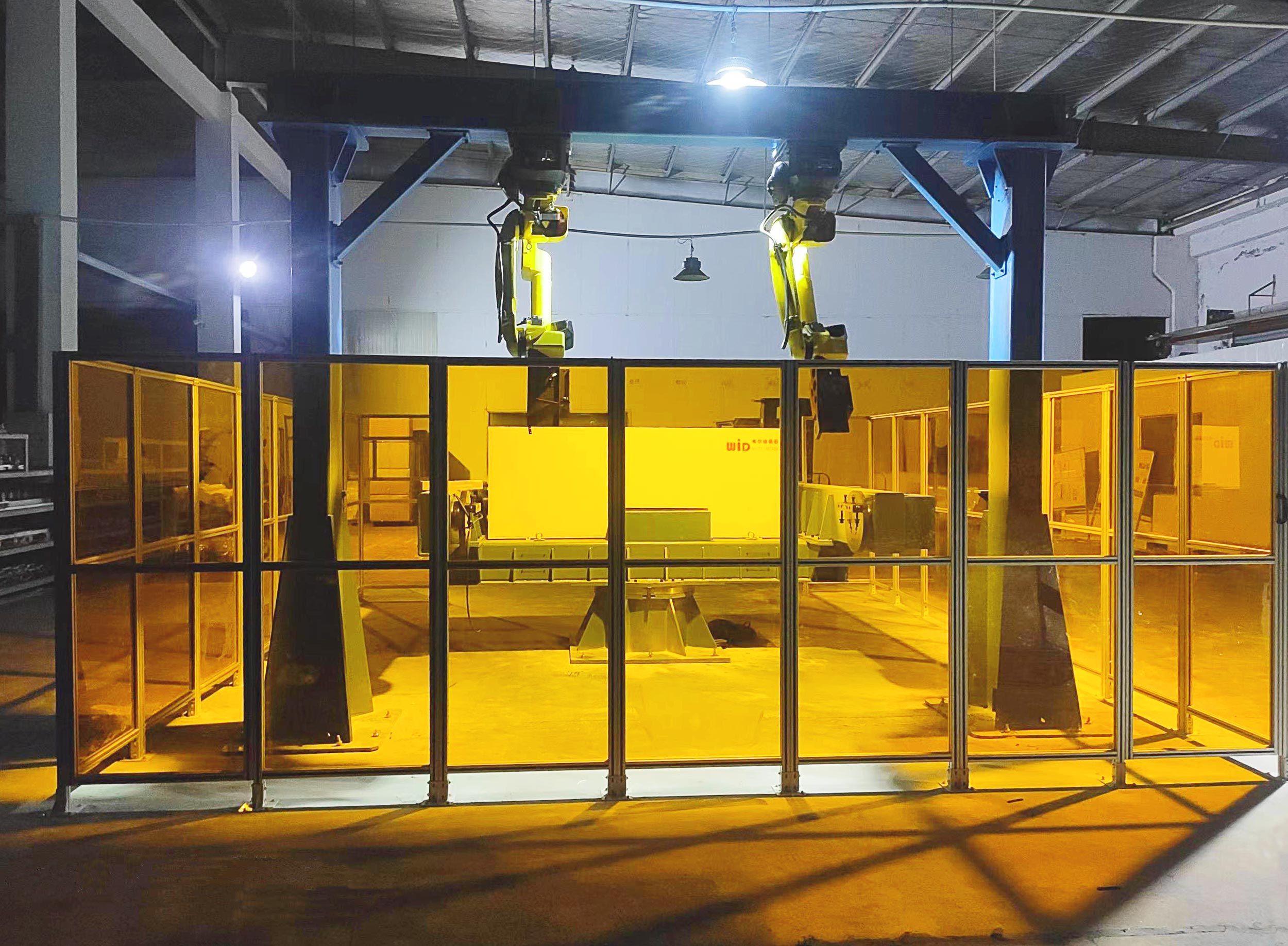 新能源電池殼焊接工作站案例！